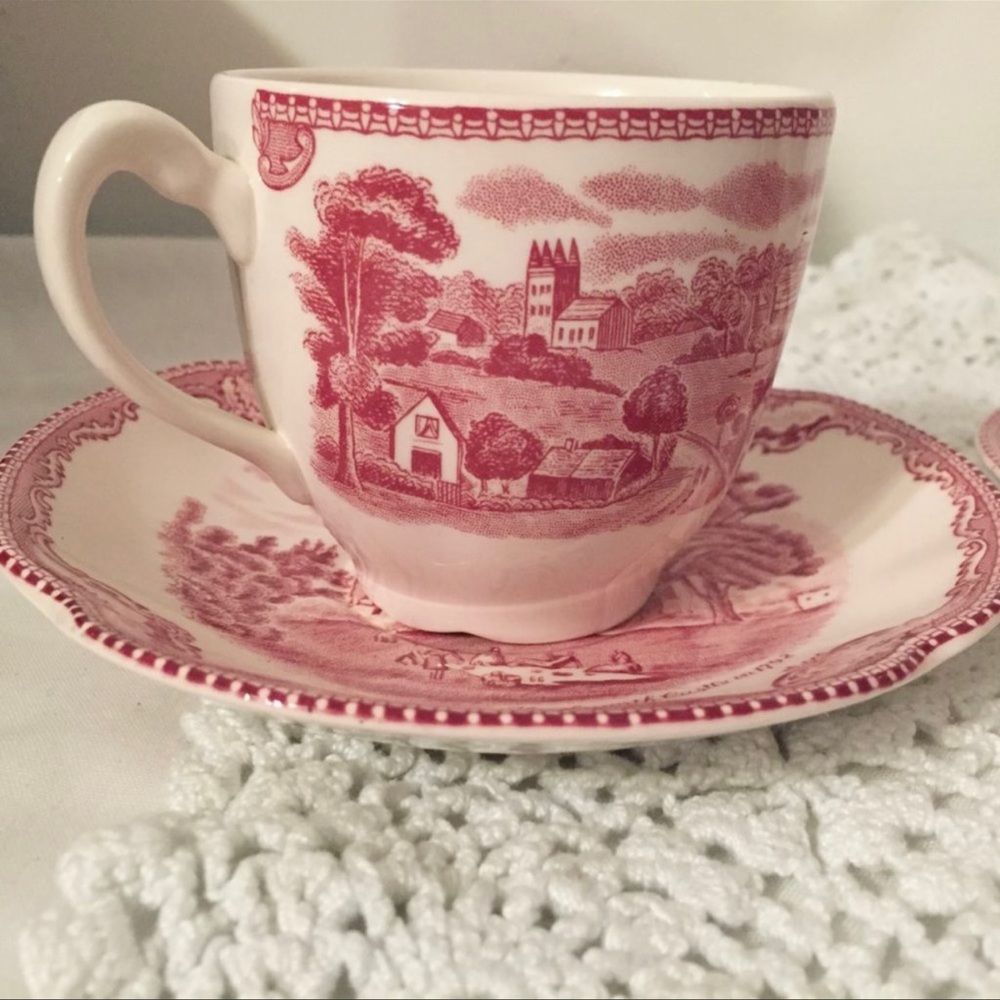 Vintage Johnson Bros Tea Cup & Saucer